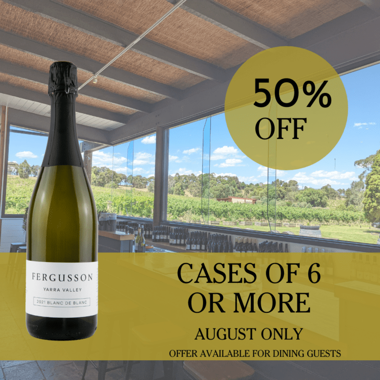 August wine special Fergusson Winery